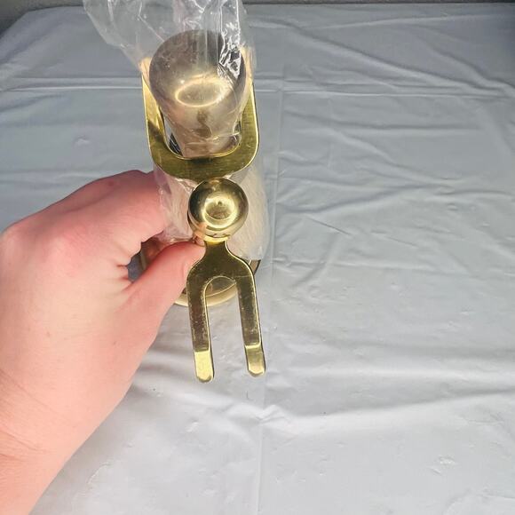 NWT Vintage World Showcase Gift Collection Solid Brass Shaving Set - Picture 9 of 11